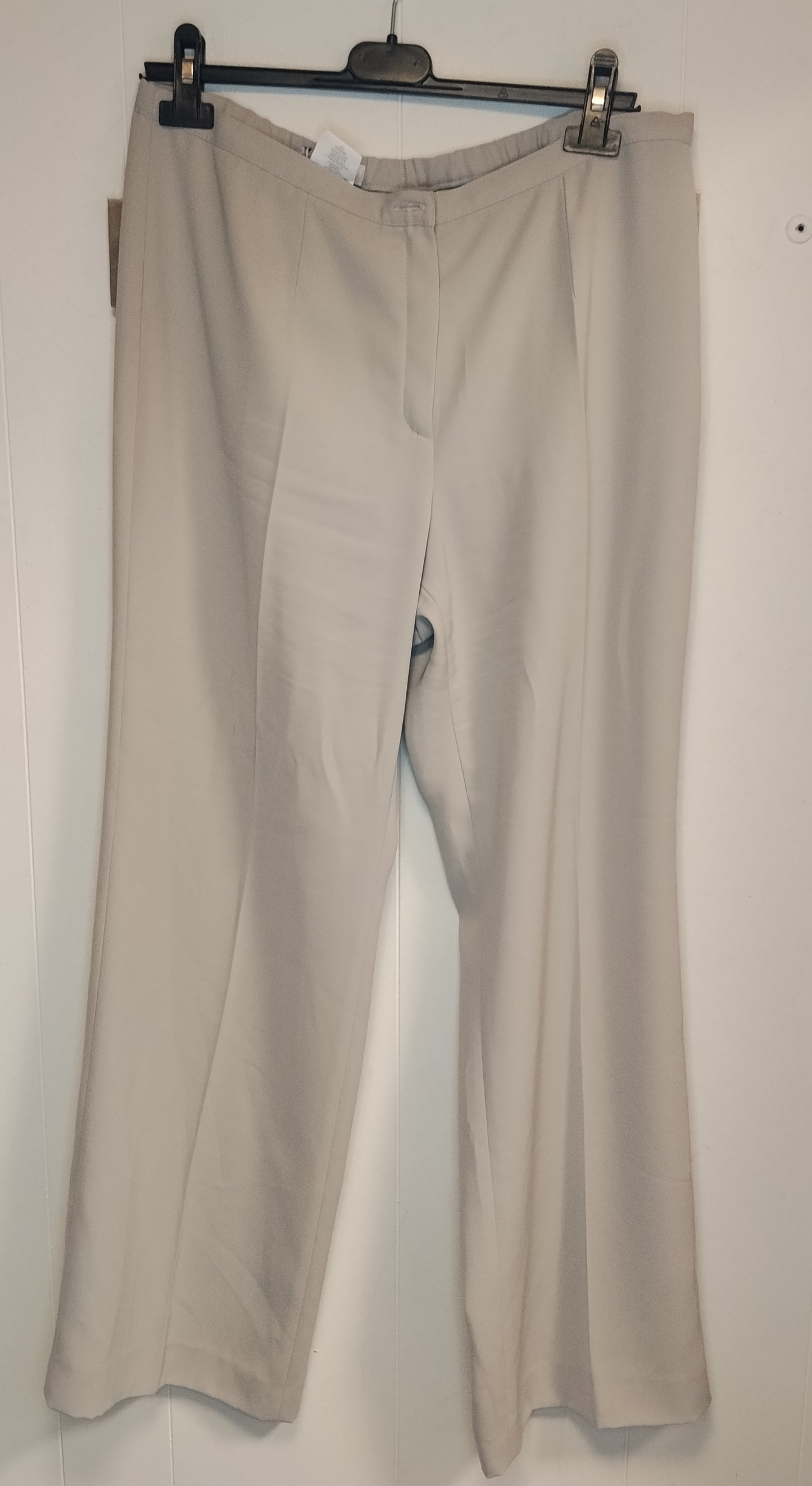 Pantalone Donna Blutime Taglia 40 Beige Elegante