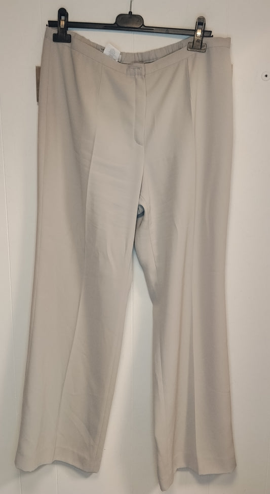 Pantalone Donna Blutime Taglia 40 Beige Elegante