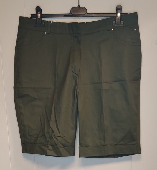 Bermuda Donna Verde Militare Taglia 50