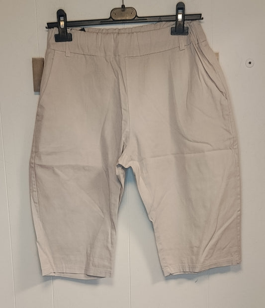 Bermuda Donna Senza Marca Taglia L Beige