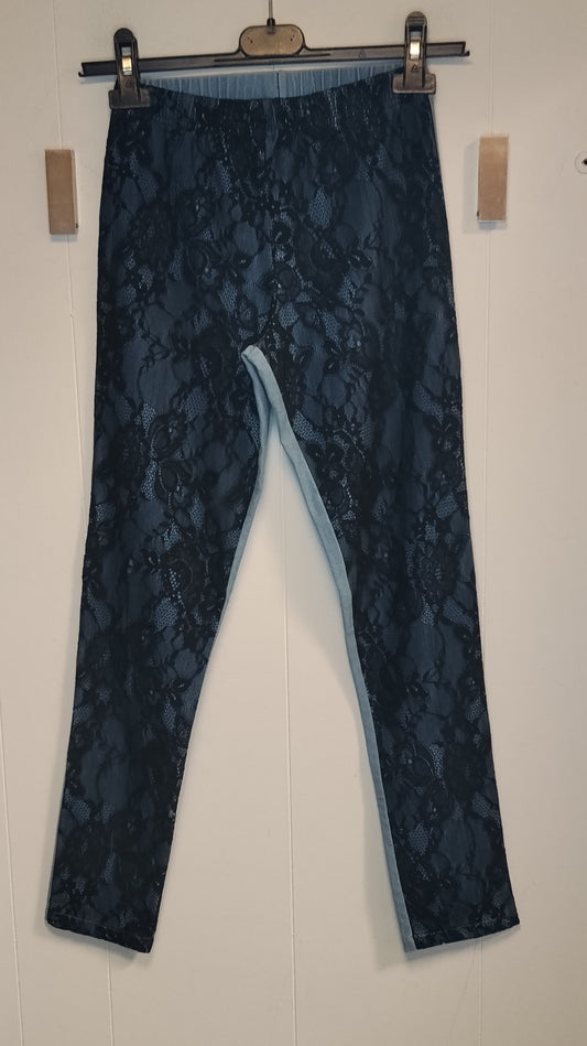 Leggings Donna Calzedonia Taglia S Effetto Pizzo