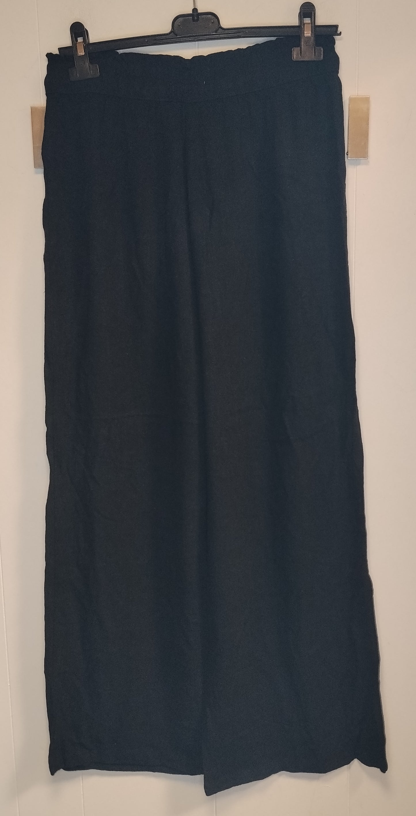 Pantaloni Donna Terranova Taglia L Neri Palazzo