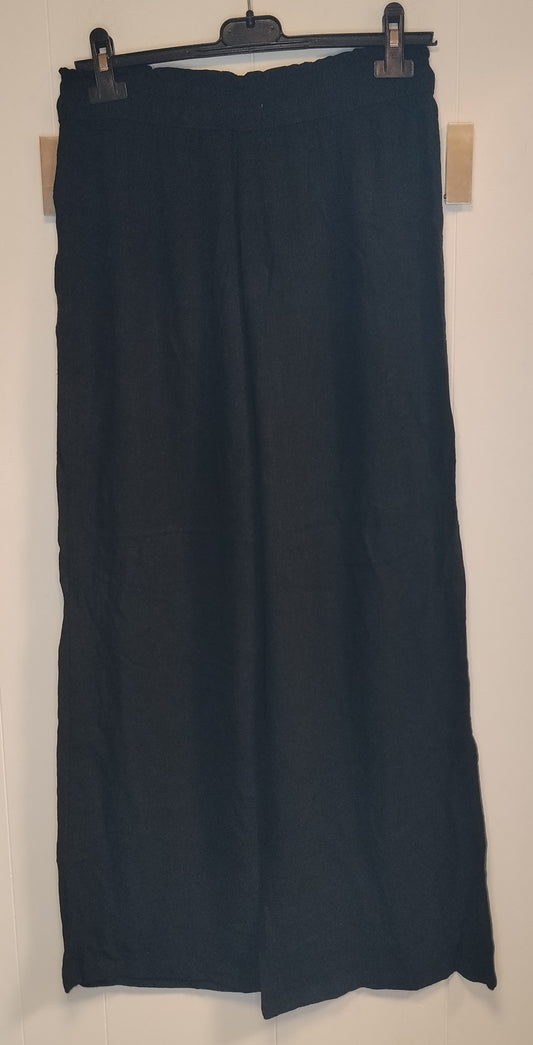 Pantaloni Donna Terranova Taglia L Neri Palazzo