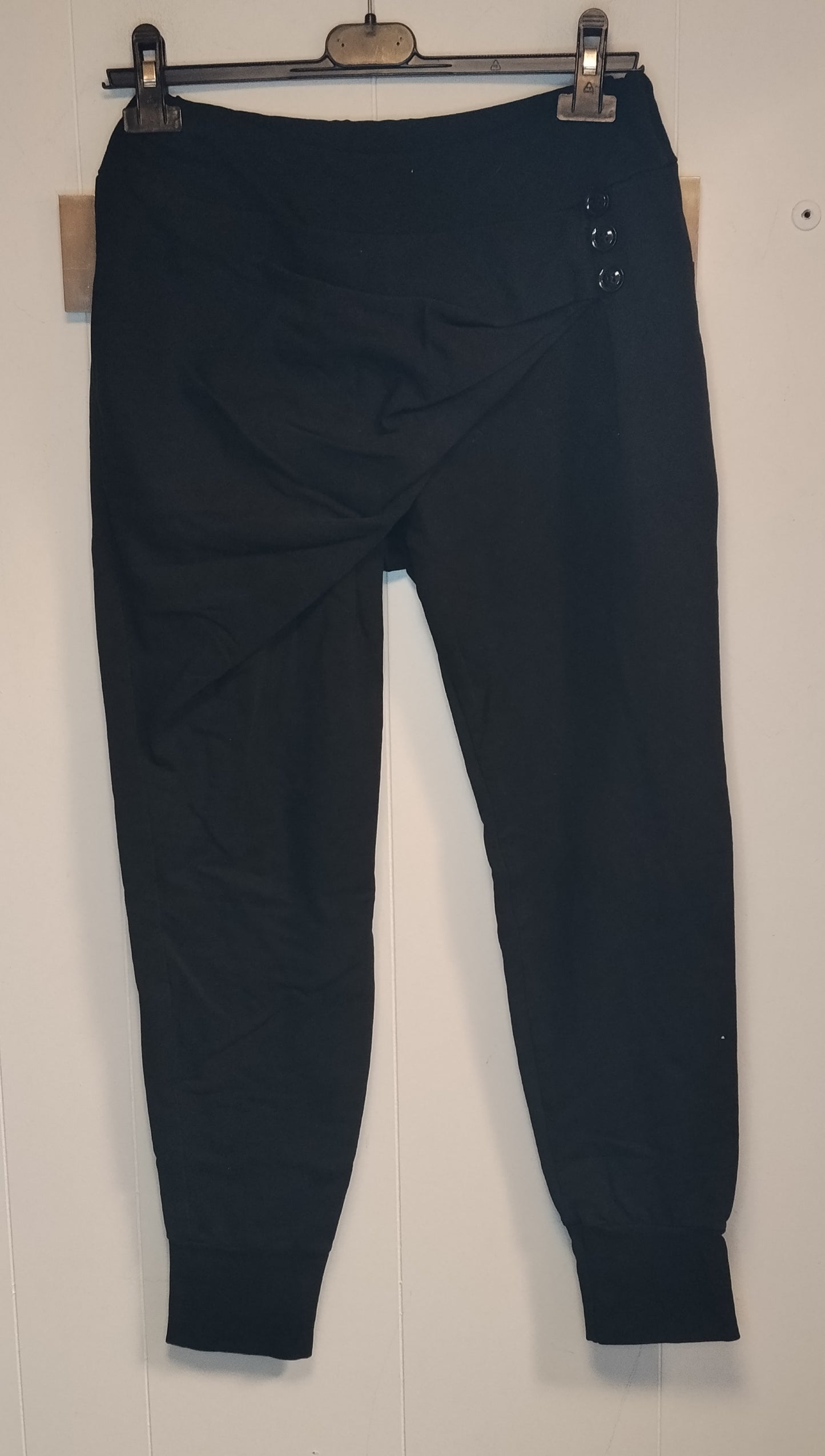 Pantaloni Donna Me & Me Taglia L Neri Jogger