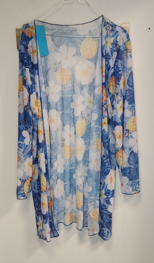 Copricostume Donna Floreale Taglia XL Senza Marca