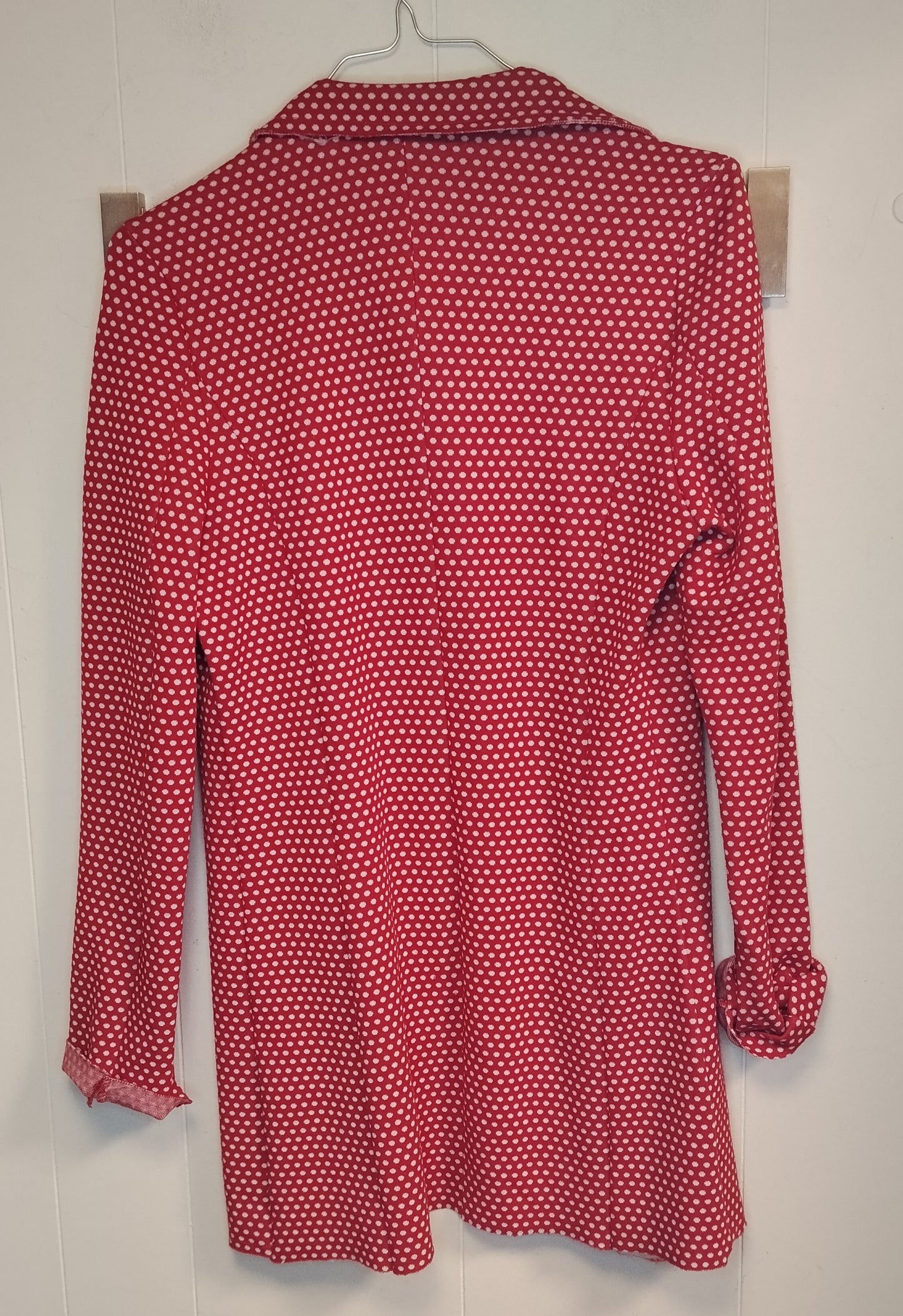 Giacca Milano donna taglia M rossa a pois bianchi