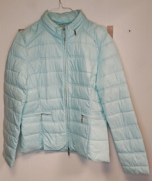Piumino Diana Gallesi donna taglia M azzurro chiaro trapuntato