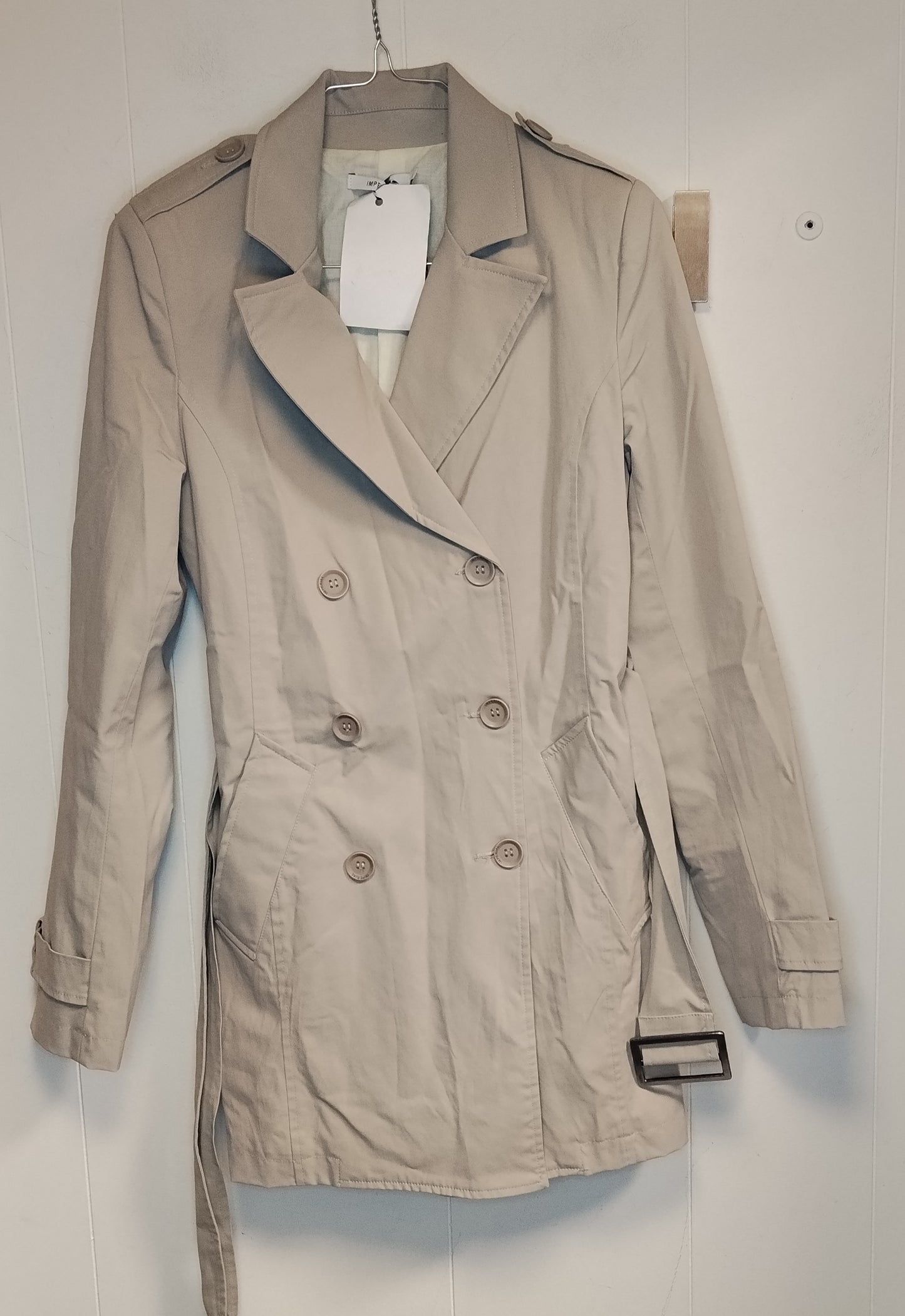 Trench Imperial donna taglia S beige doppiopetto con cintura