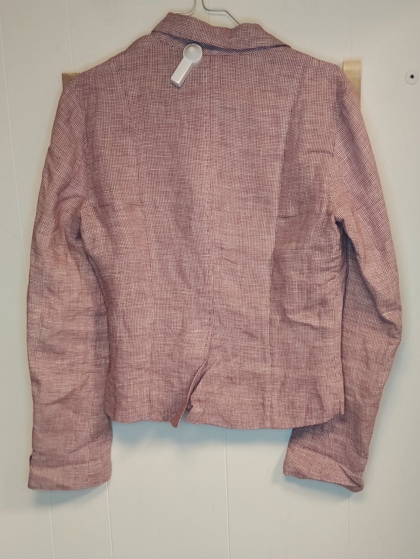 Completo due pezzi D. Cin donna taglia L rosa quadretti giacca e pantaloni