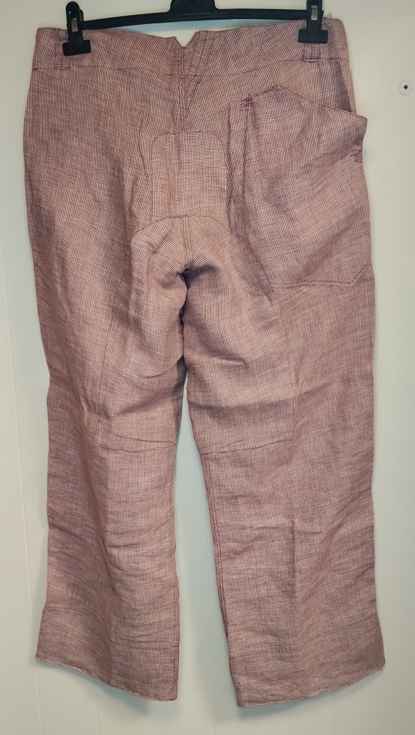 Completo due pezzi D. Cin donna taglia L rosa quadretti giacca e pantaloni