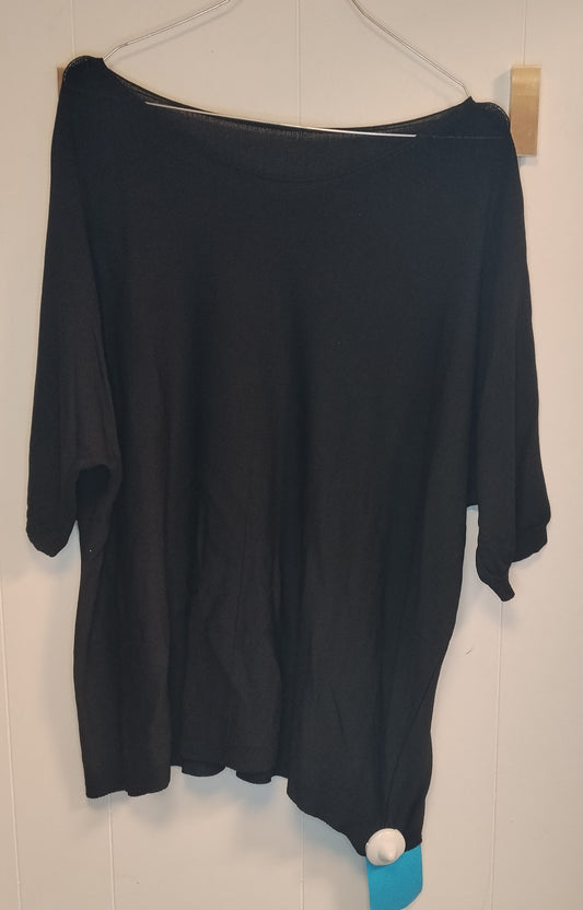 Maglia donna nera oversize taglia L