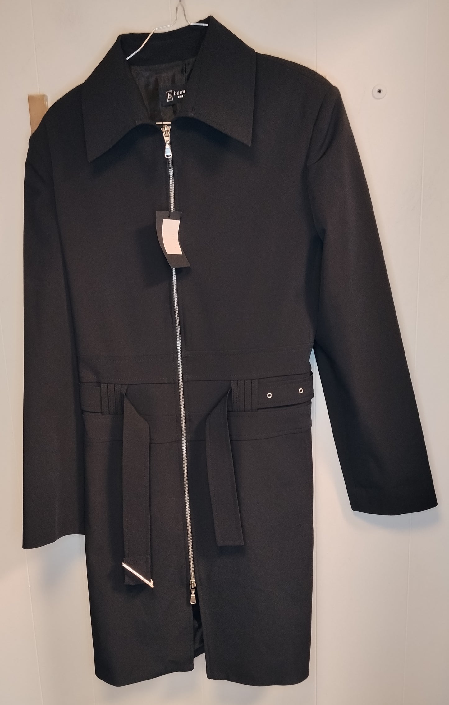 Cappotto donna Brevetti nero taglia 48 nuovo con cartellino