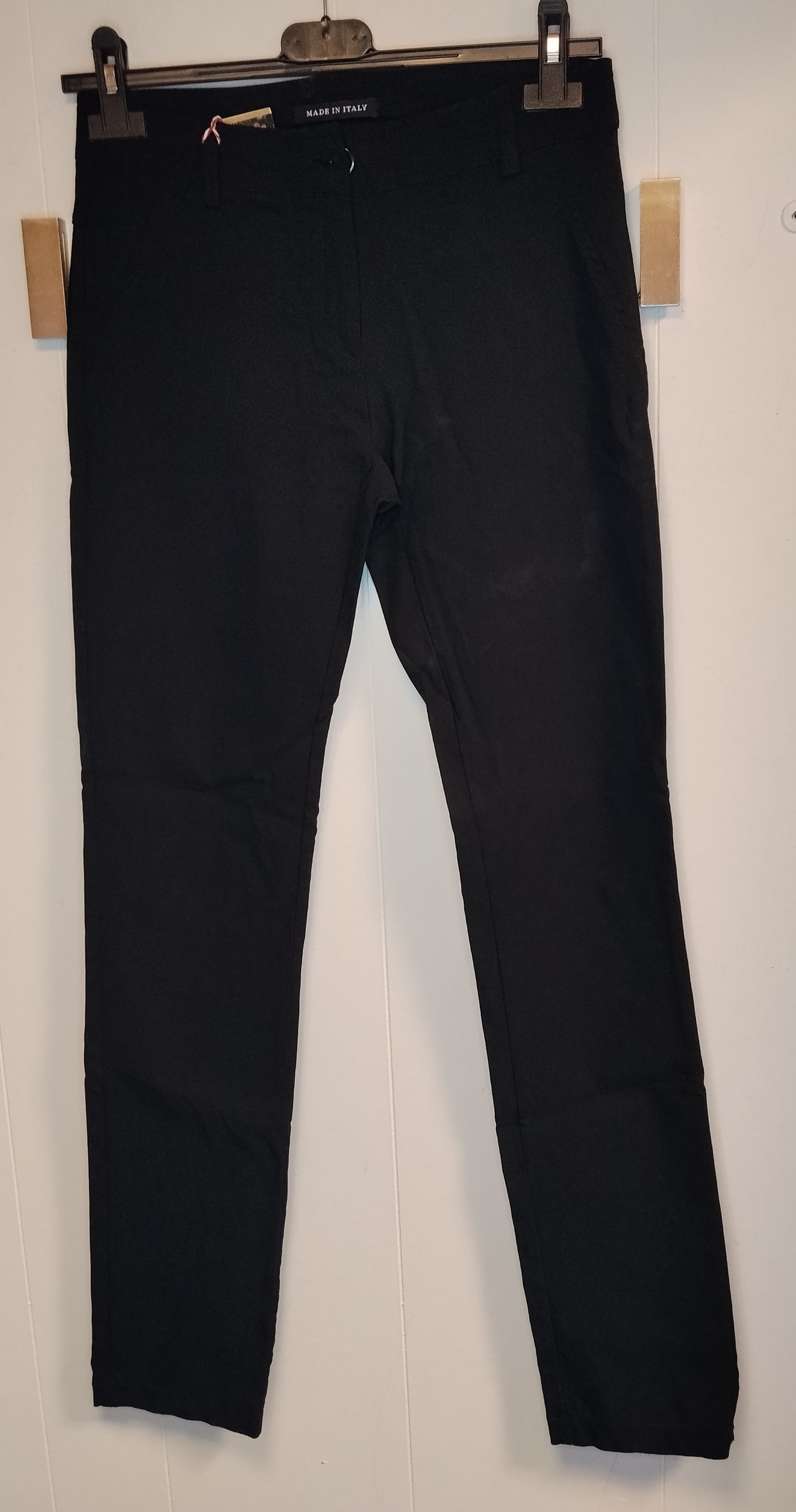 Pantaloni donna neri Made in Italy taglia S
