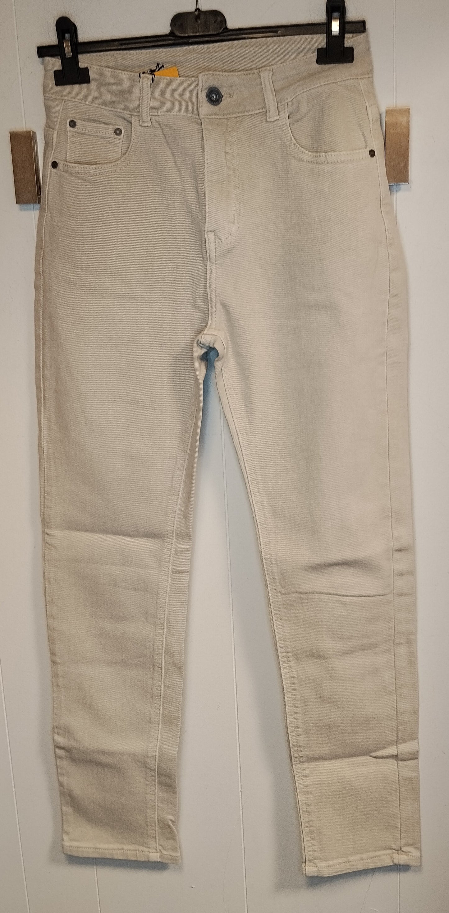 Jeans donna beige taglia 40