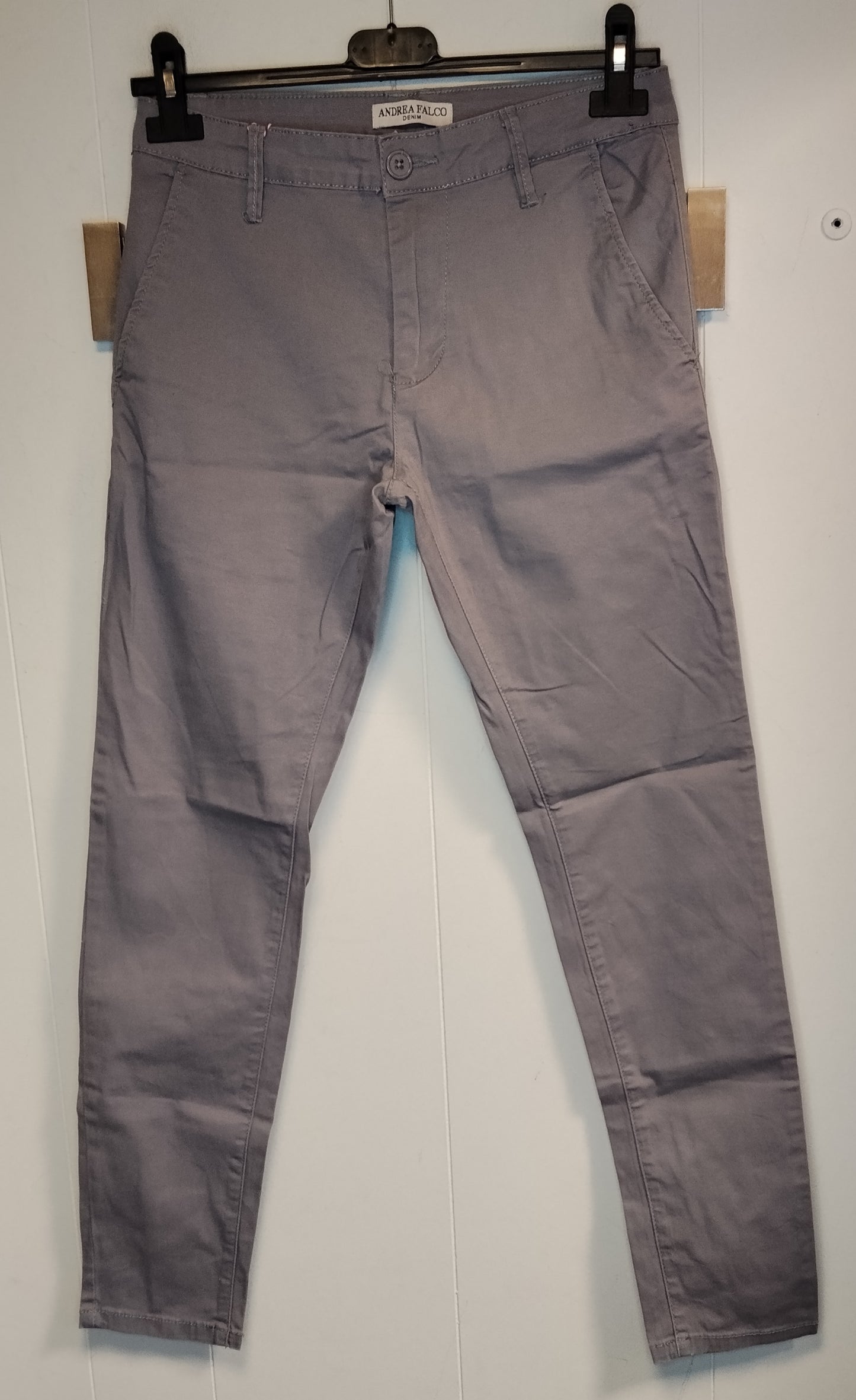 Pantaloni uomo Andrea Falco grigi taglia 42
