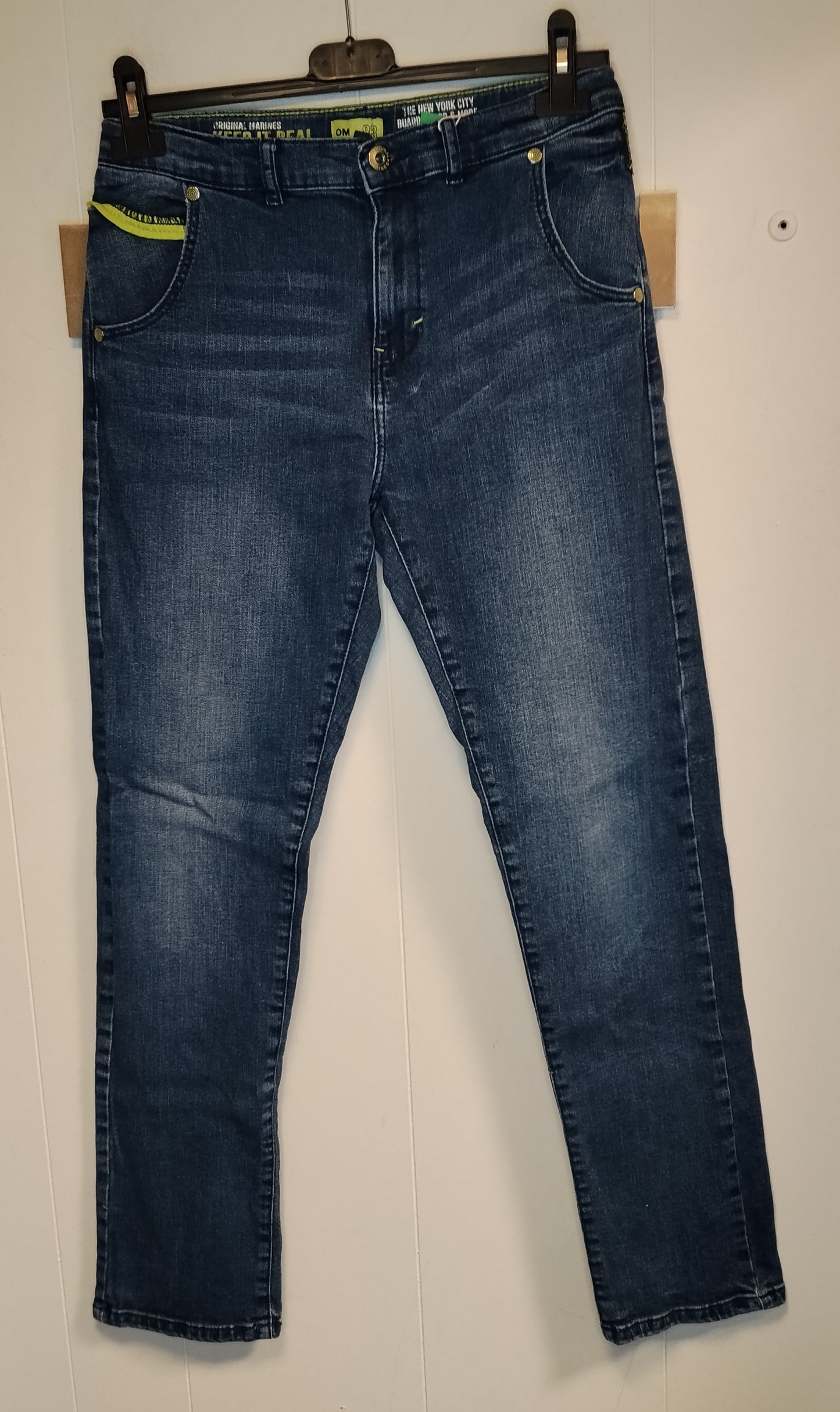 Jeans ragazzo OM 83 blu taglia 13-14 anni