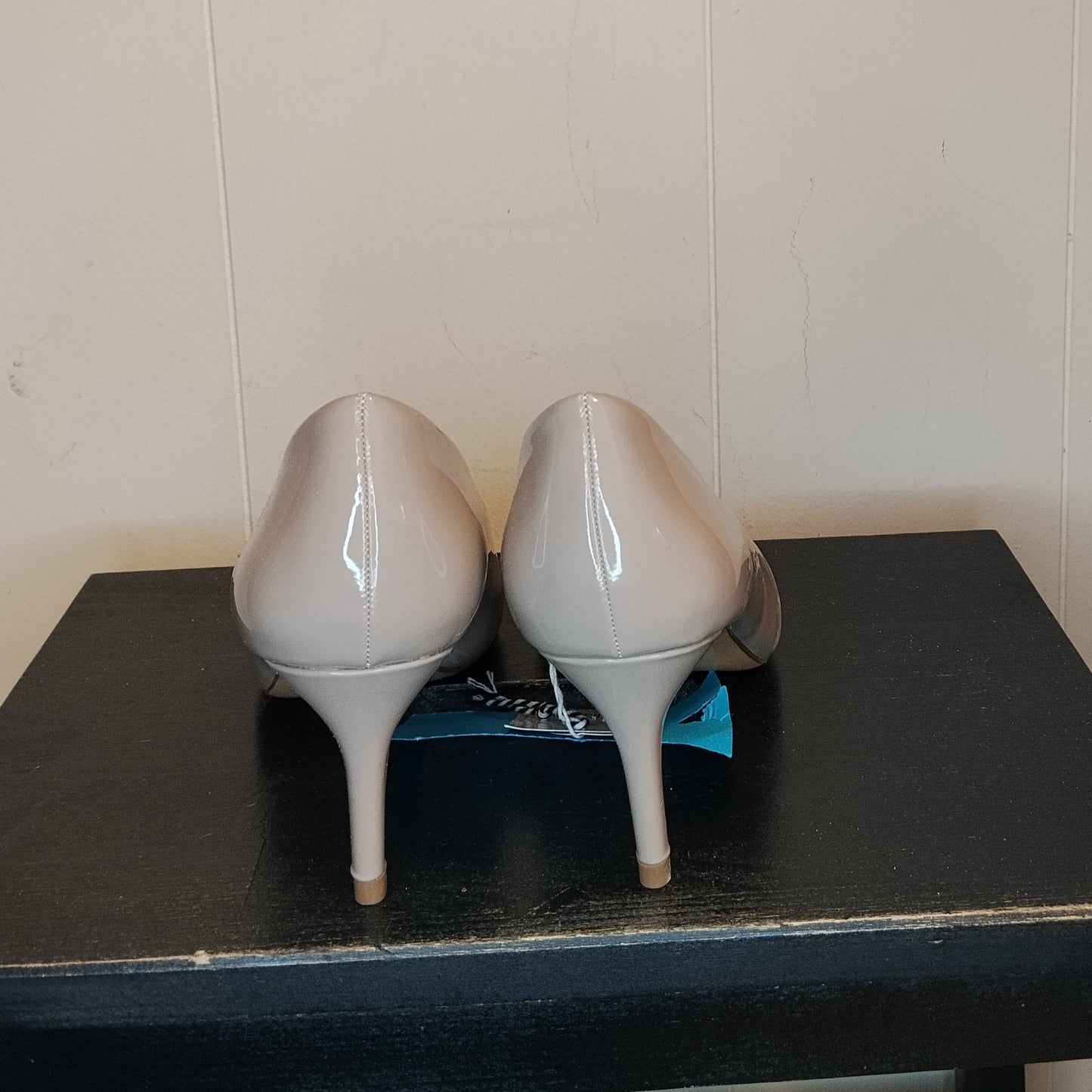 Décolleté donna OVS taglia 39 beige cipria vernice con tacco