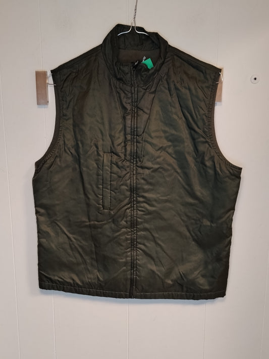 Gilet uomo taglia M verde scuro senza marca con zip