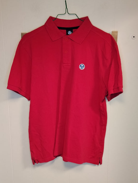 Polo uomo North Sails taglia L rossa