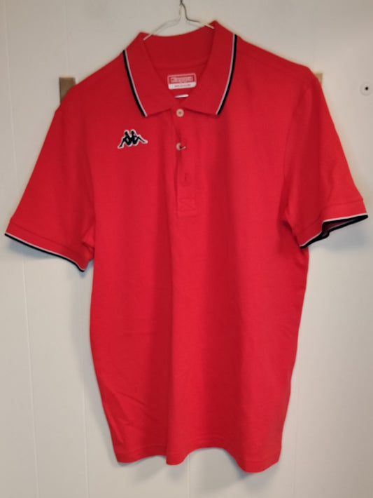 Polo uomo Kappa taglia M rossa con logo