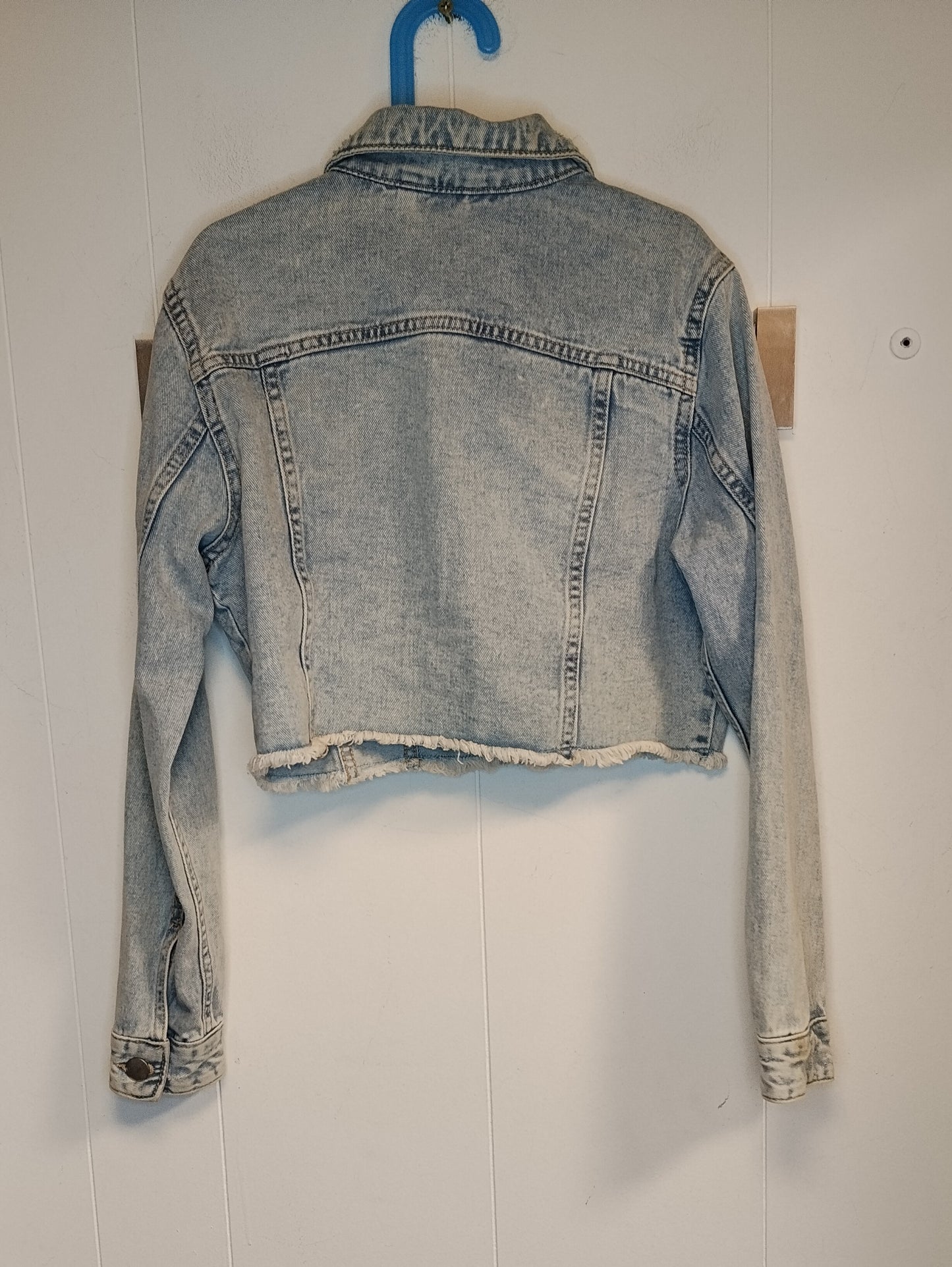 Giacca jeans bambina Terranova taglia 12/13 anni 152/158 cm cropped