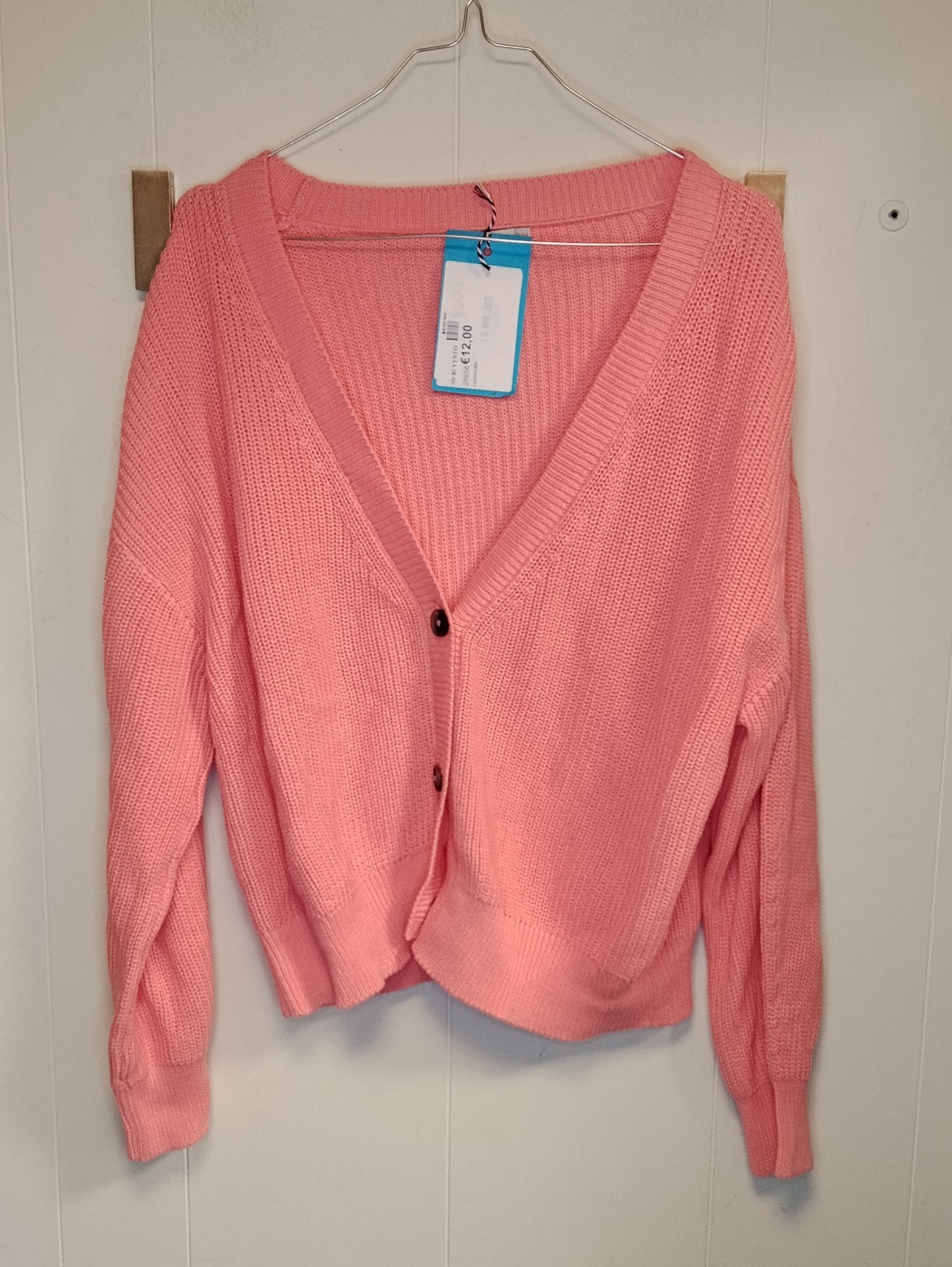 Cardigan donna Kiska rosa taglia S/M con bottoni