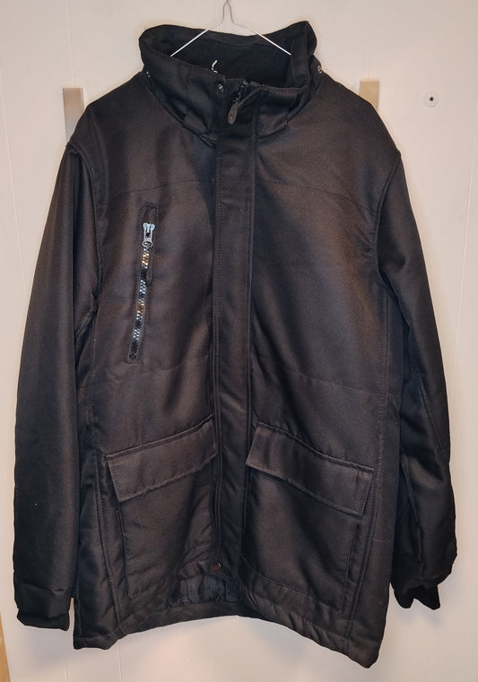 Giacca uomo Livergy taglia 54 nera con cappuccio