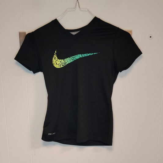 T-shirt bambino Nike Dri-FIT nera taglia 8-10 anni