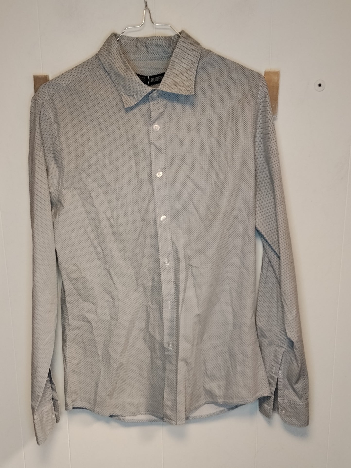 Camicia Kruder uomo grigia fantasia taglia M