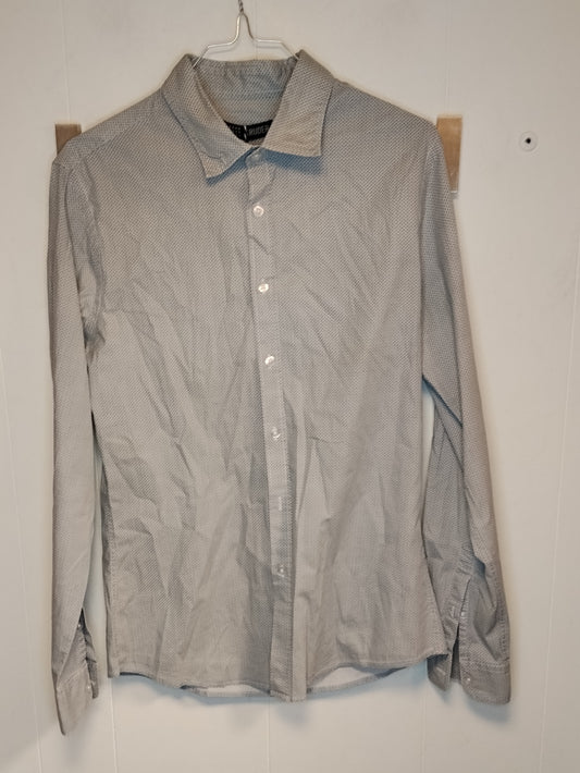 Camicia Kruder uomo grigia fantasia taglia M