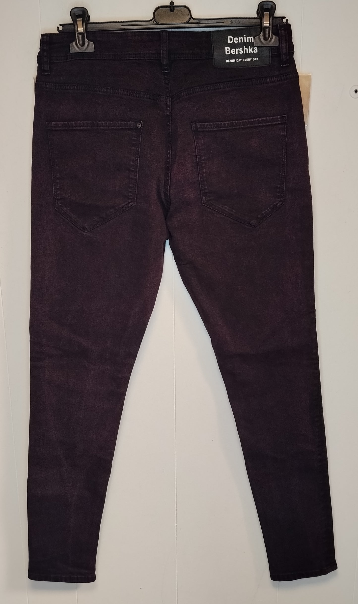 Jeans Bershka donna taglia 44 nero denim