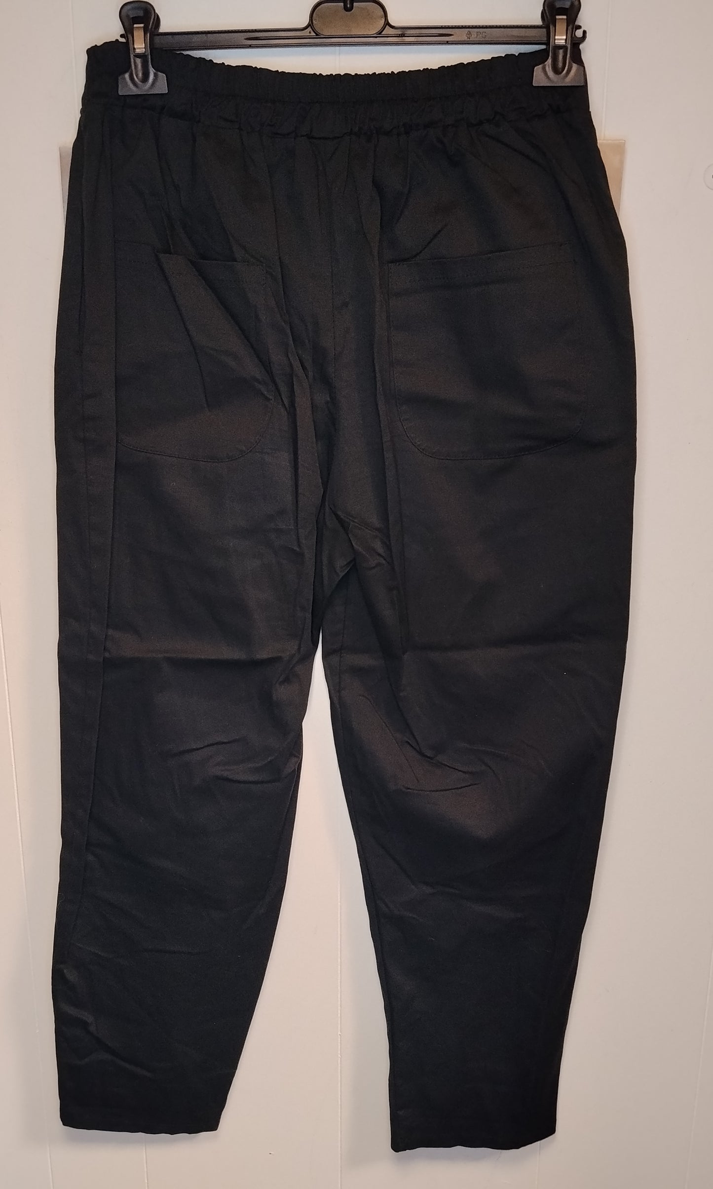 Pantaloni Donna Neri Modello Asimmetrico 158 C Taglia L