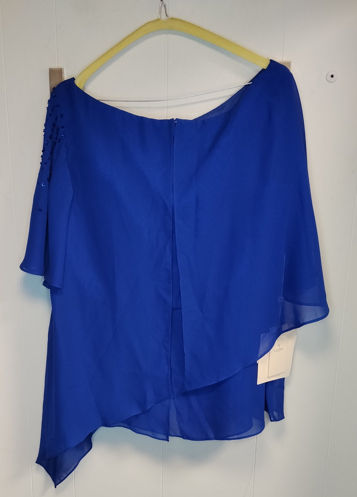 Completo Elegante 2 Pezzi Lanting Blu Elettrico XXL Nuovo con Cartellino