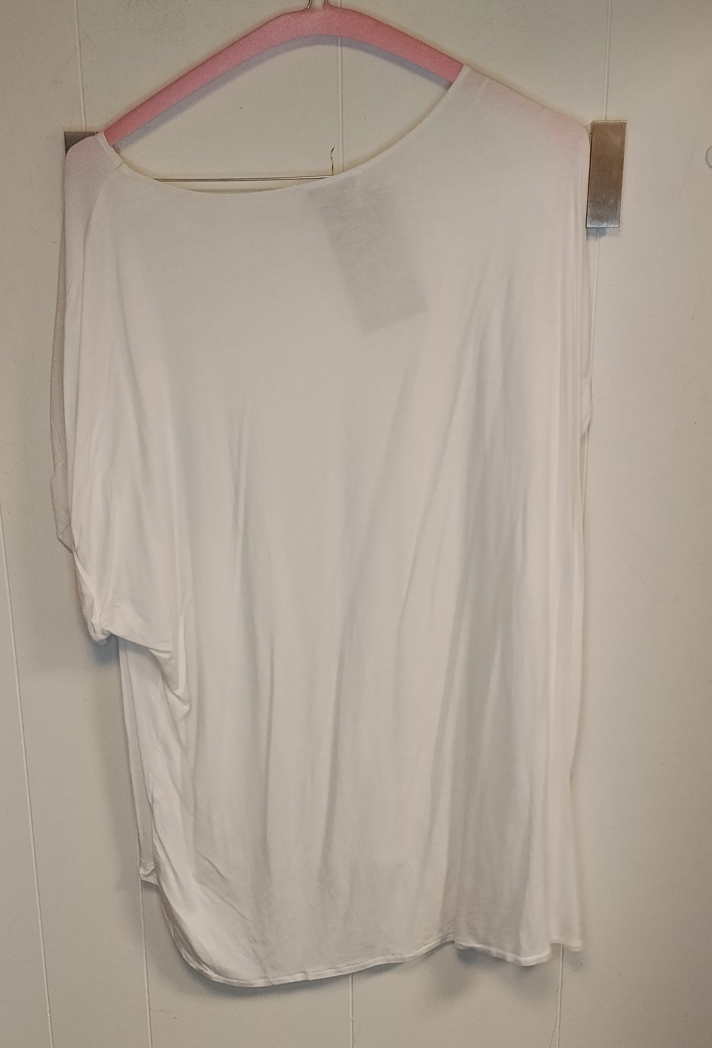 Maglia Donna Oltre Bianca con Taschino Gioiello Taglia L