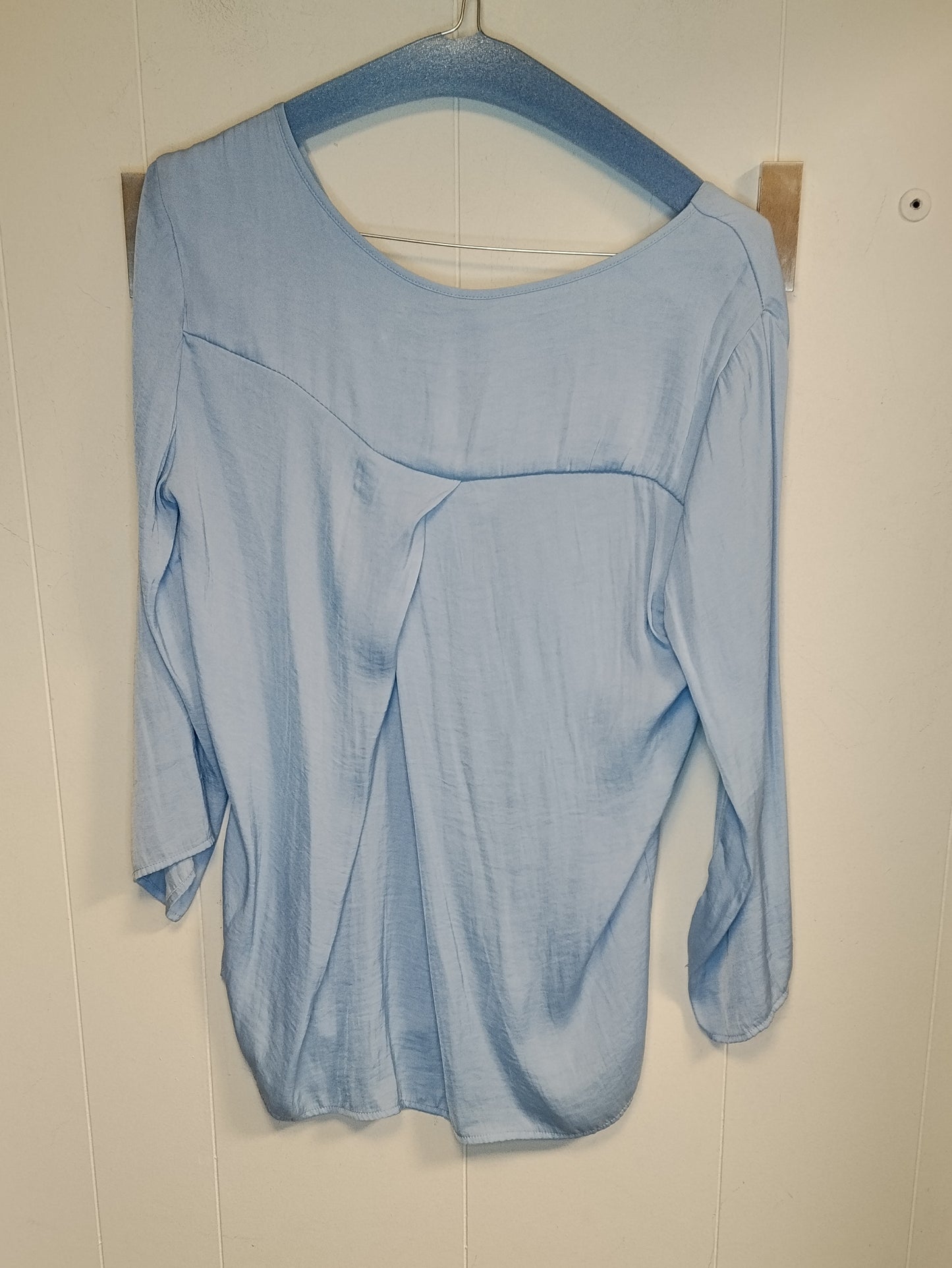 Maglia Donna Stradivarius Azzurro Chiaro Scollo V Taglia S