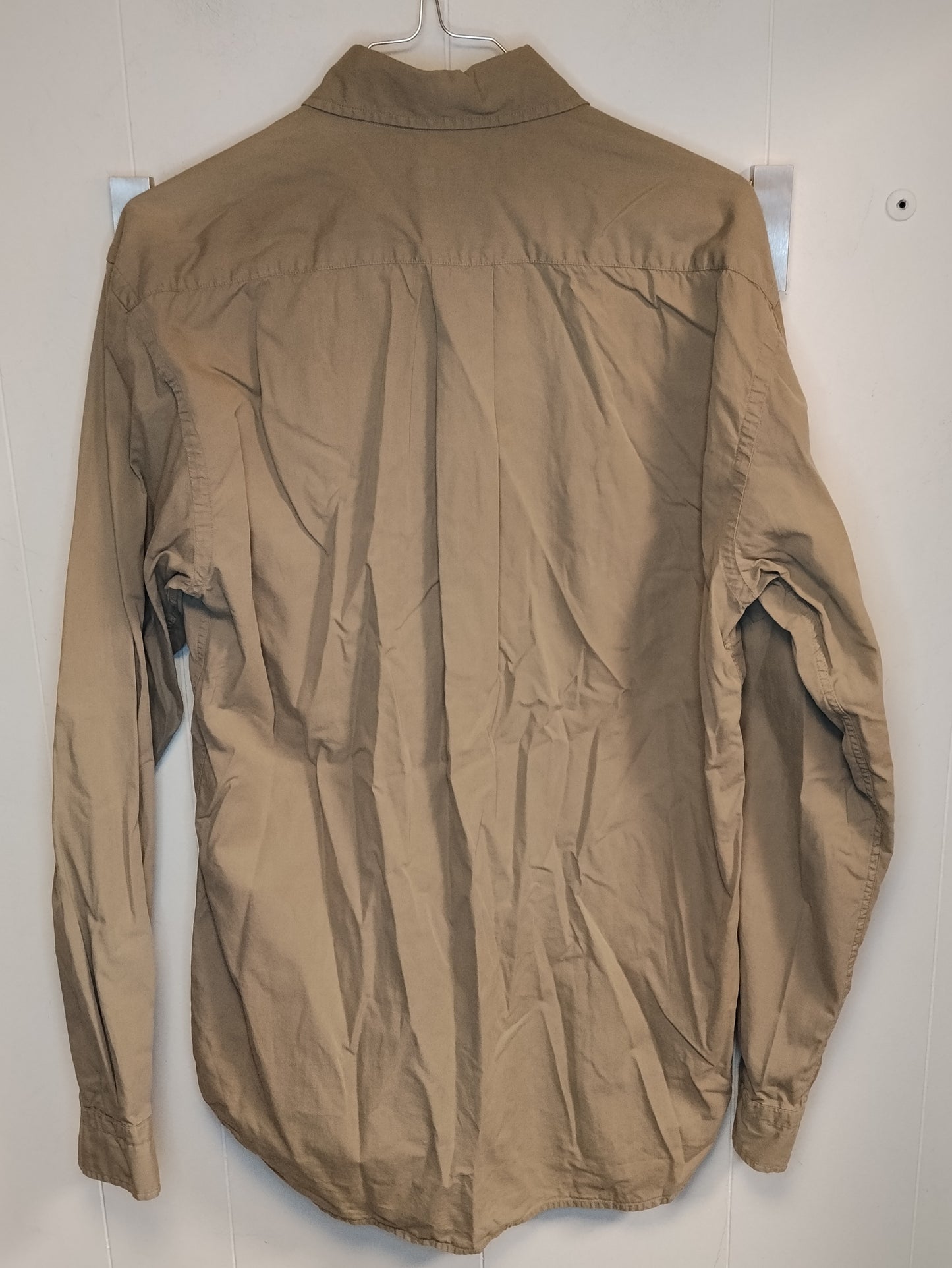 Camicia Uomo Napapijri Beige Manica Lunga Taglia S