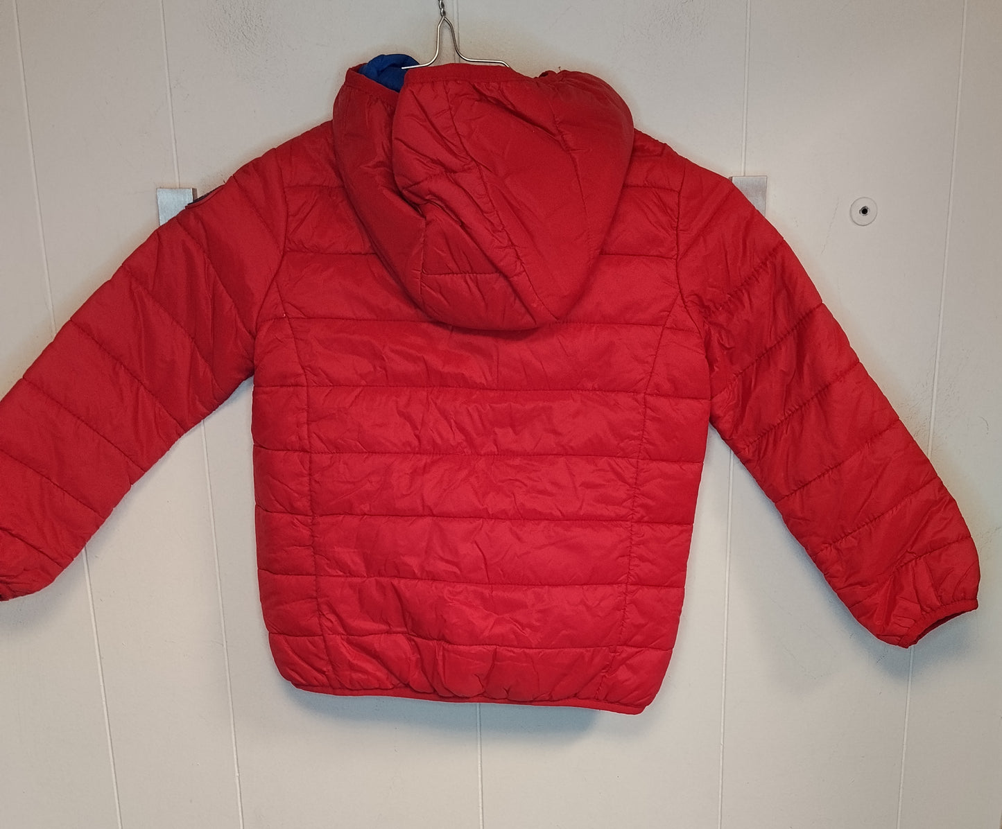 Piumino Bambino Original Marines Rosso con Cappuccio 5/6 Anni