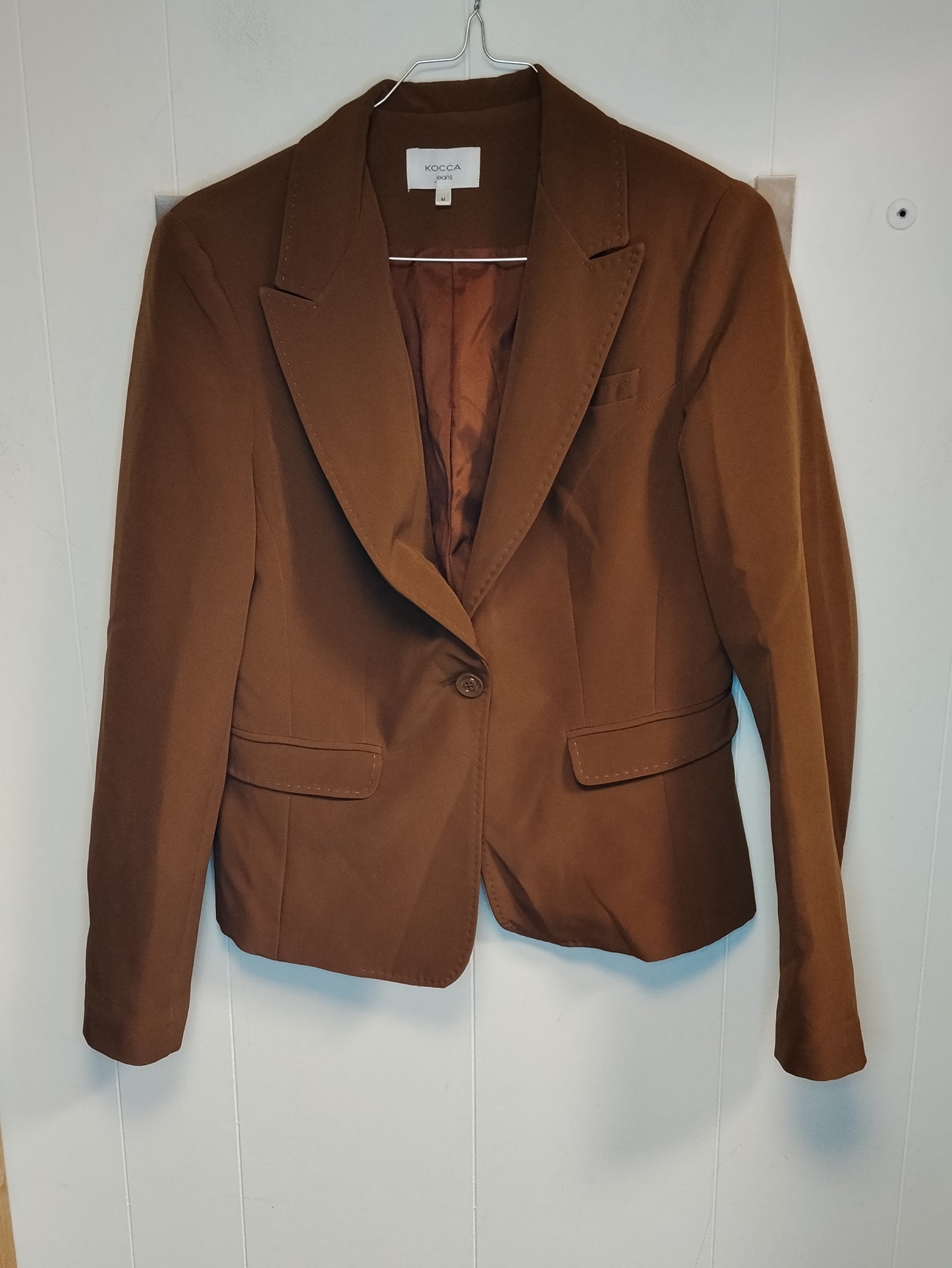 Blazer Donna KOCCA Marrone Elegante Taglia M