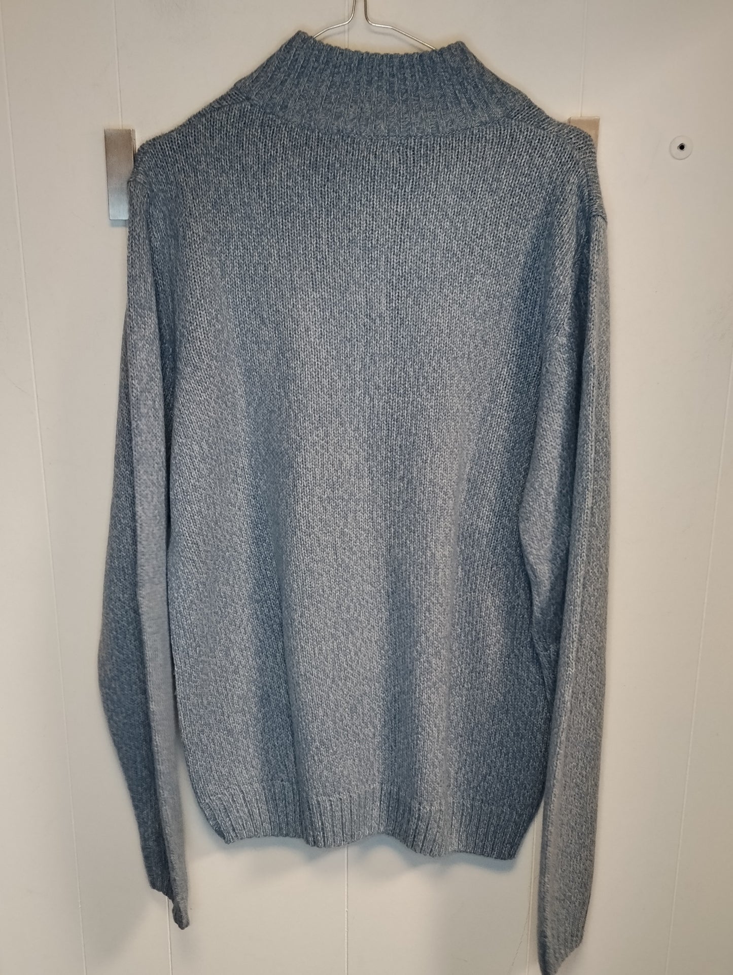Cardigan Uomo Greenland Grigio con Zip Taglia XL