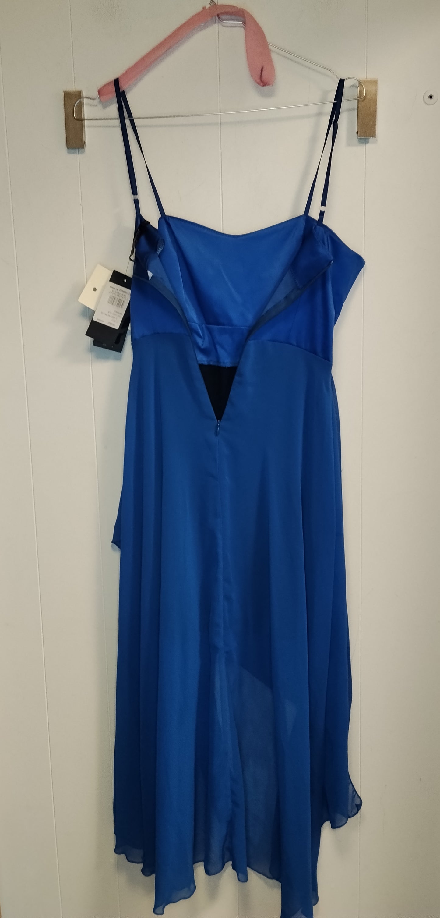 Abito Elegante Rinascimento Blu Elettrico 2 Pezzi con Bolero Taglia M Nuovo
