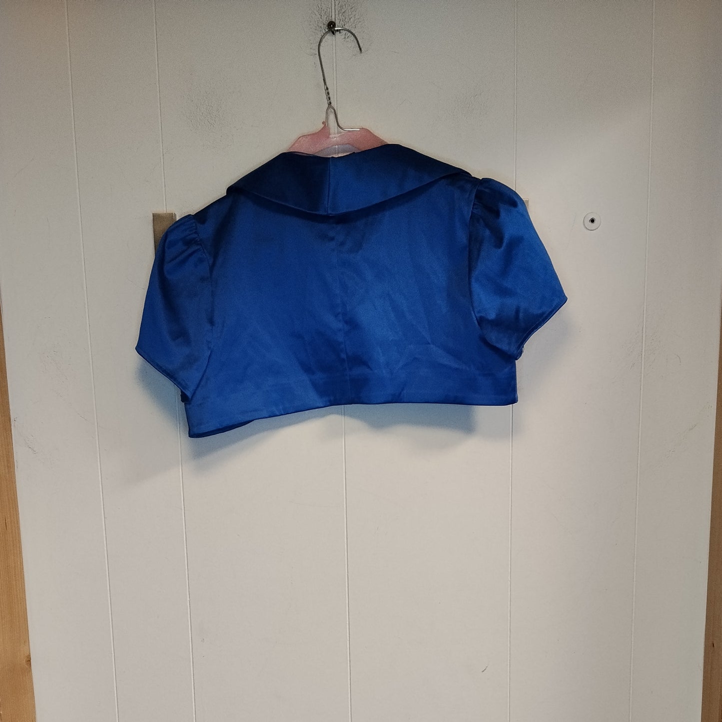 Abito Elegante Rinascimento Blu Elettrico 2 Pezzi con Bolero Taglia M Nuovo