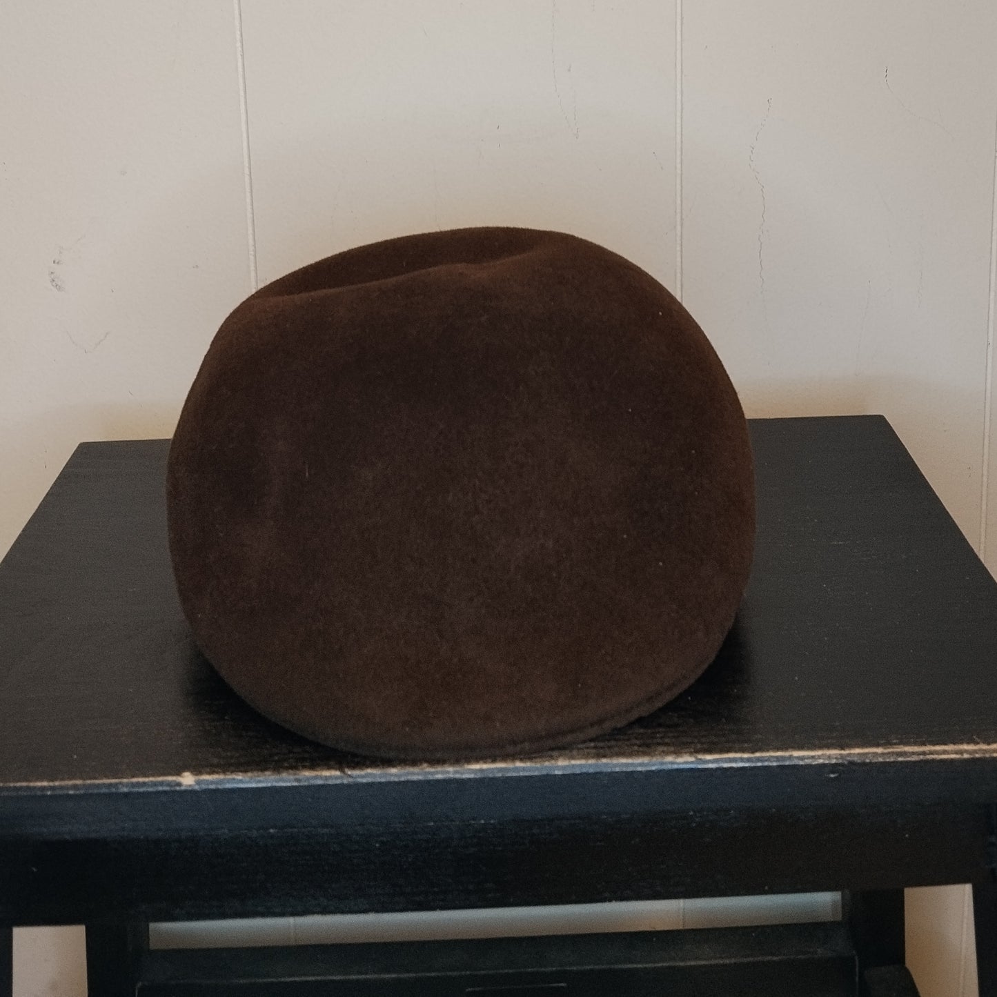 Cappello Basco Donna Marrone Effetto Feltro Taglia M
