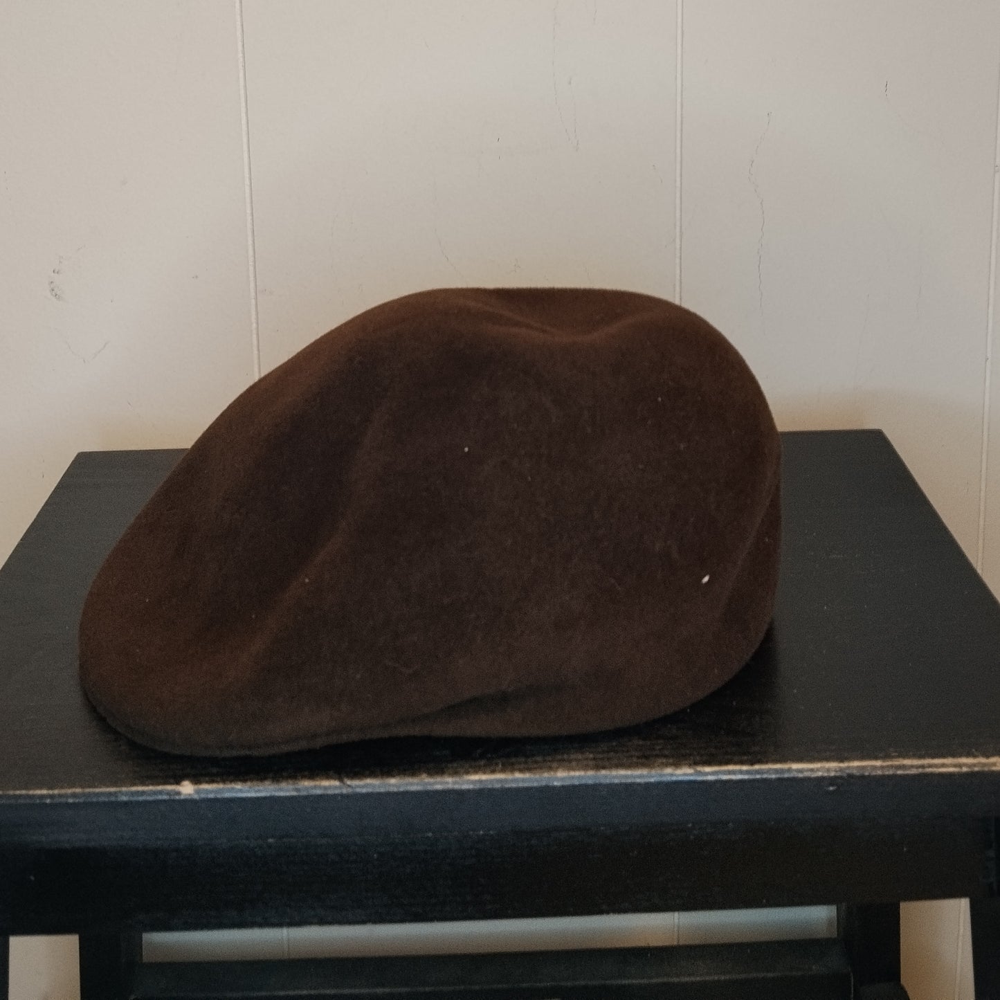 Cappello Basco Donna Marrone Effetto Feltro Taglia M