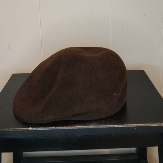 Cappello Basco Donna Marrone Effetto Feltro Taglia M