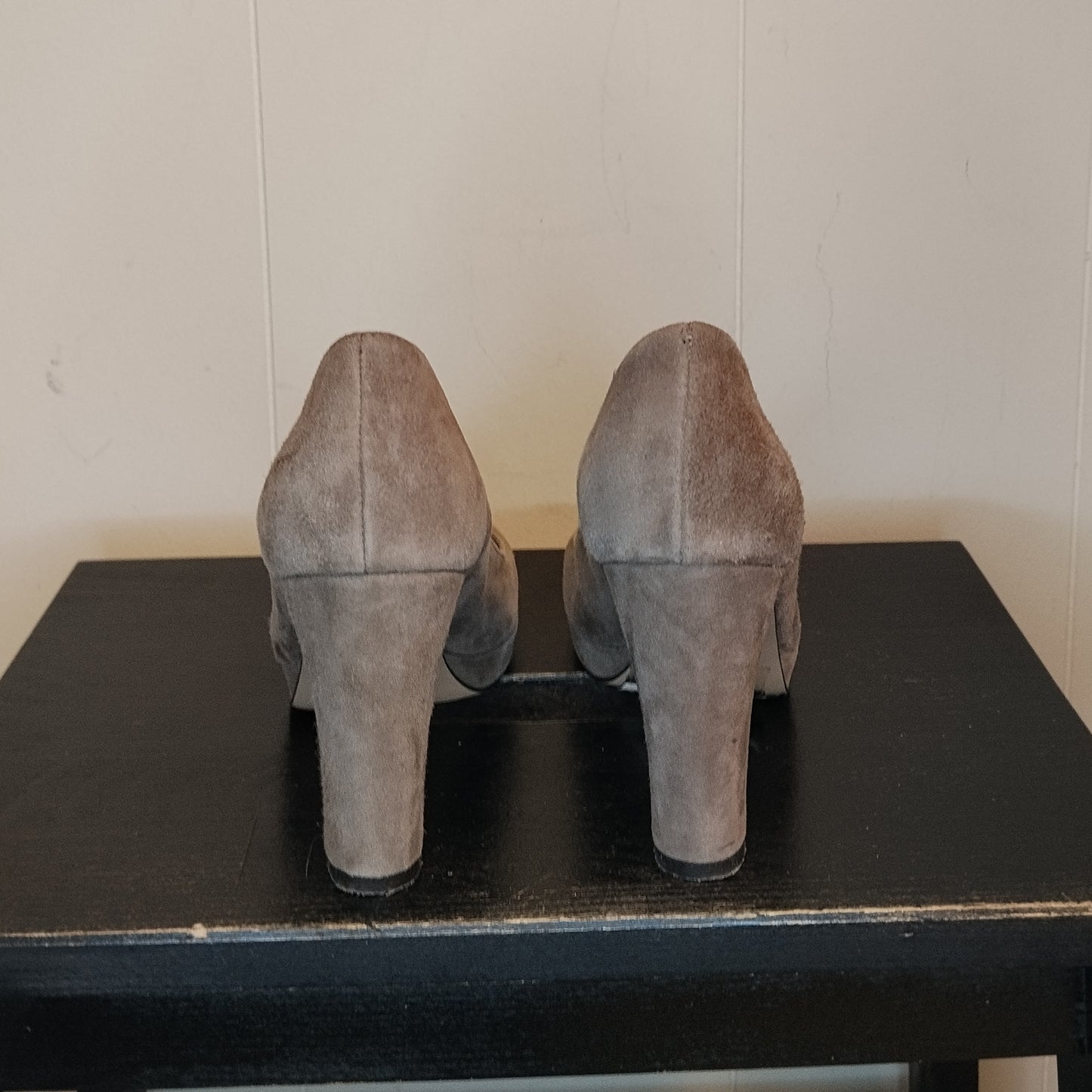 Décolleté Donna Alesya Beige Scamosciate con Plateau Tg 36