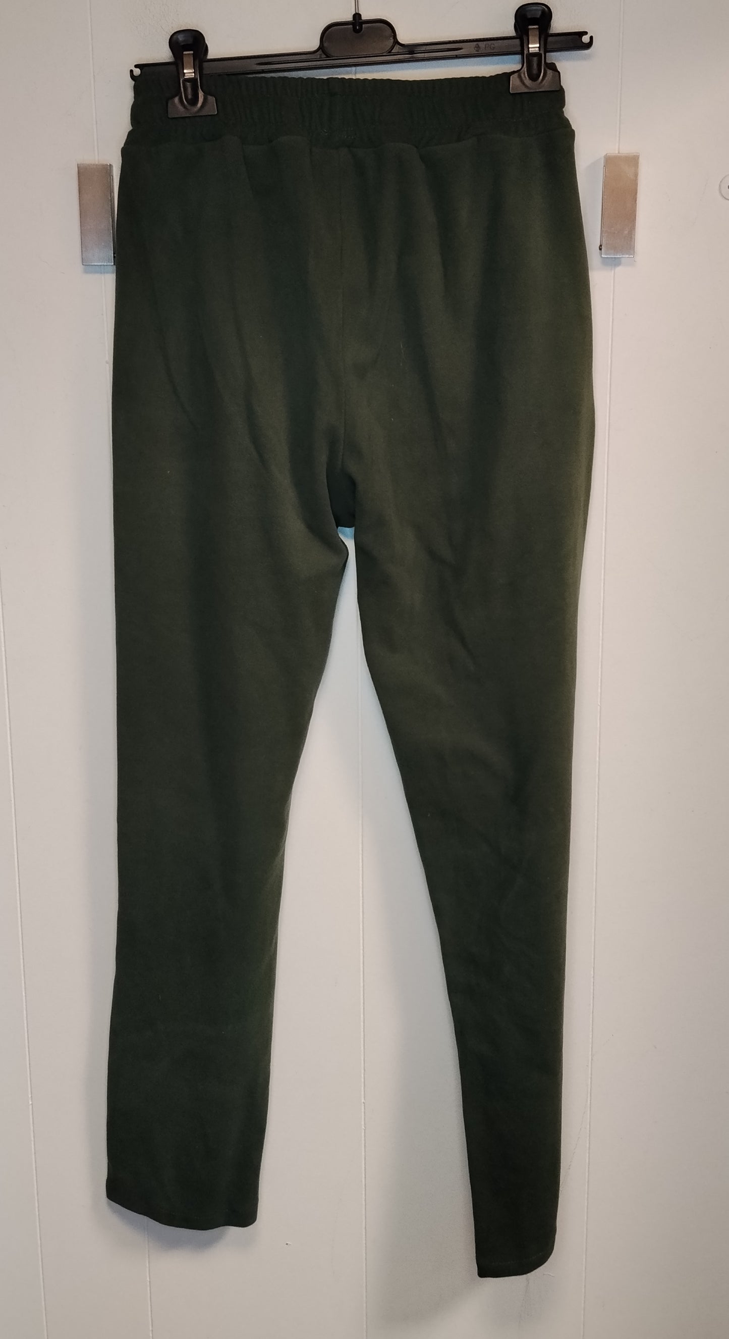 Pantaloni Jogger Donna Verde Militare Casual Taglia M