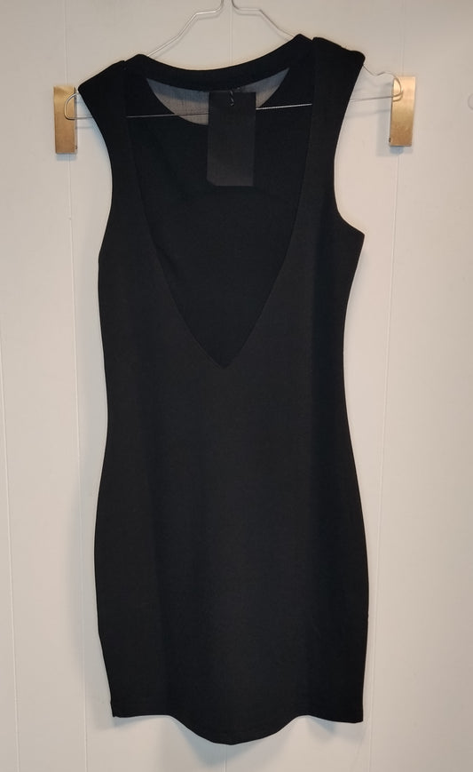 Vestito Donna Nero Calliope Tubino Basic Taglia S