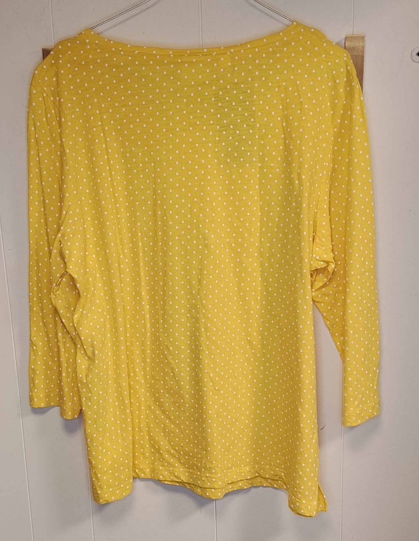 Maglia Donna BPC Gialla a Pois Bianchi Taglia L