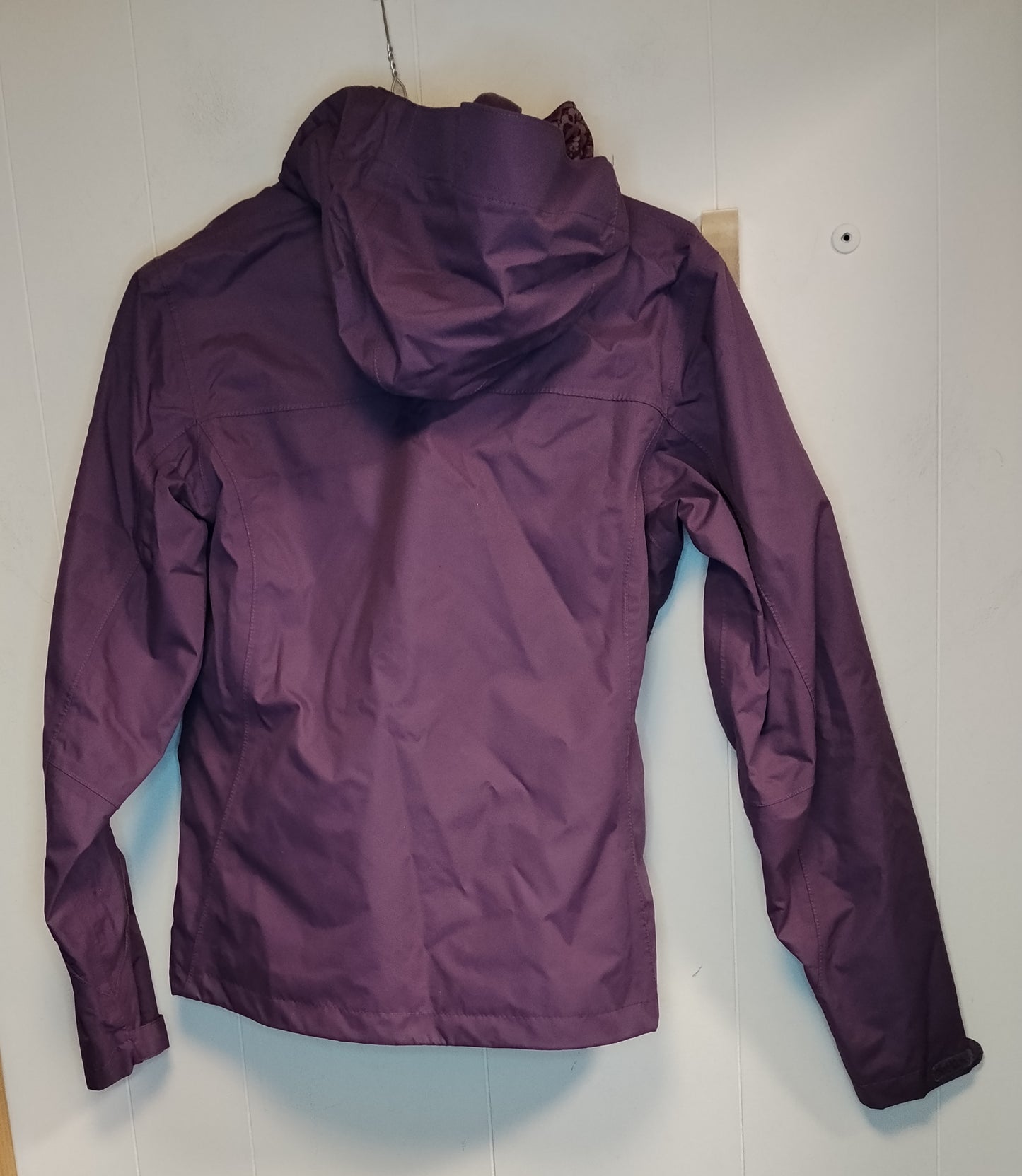 Giacca Donna Quechua Viola Impermeabile con Cappuccio Taglia XS