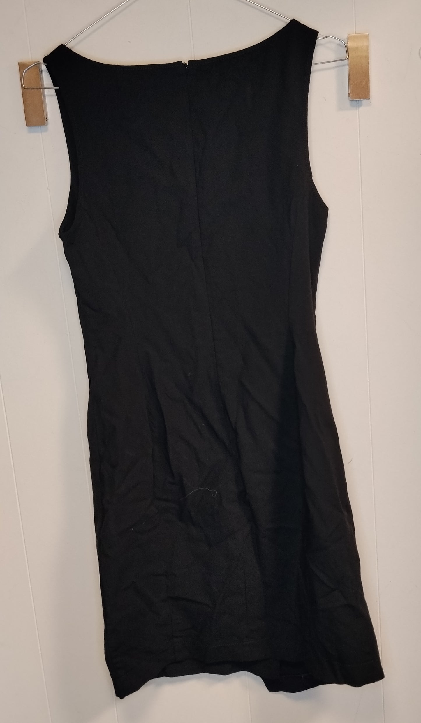Vestito Donna Nero Carla G Taglia S Elegante Asimmetrico